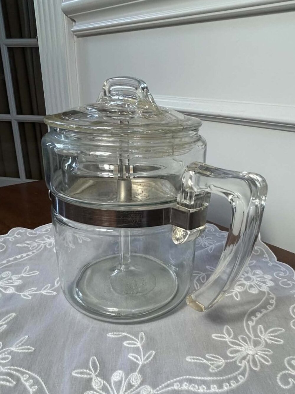 Pyrex 4 cup Percolator Flameware 7824